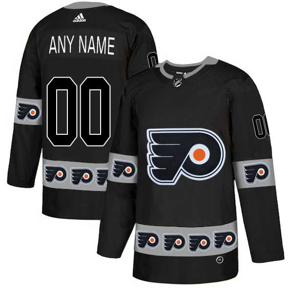 Customized Men's Philadelphia Flyers Black Team Logos Fashion Adidas Jersey,We sell and wholesale Customized Men's Philadelphia Flyers Black Team Logos Fashion Adidas Jersey on line form chian!